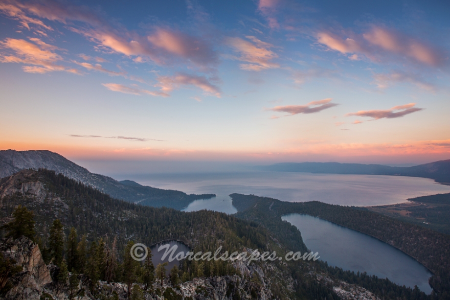 Tahoe Sunset from Maggies Peak