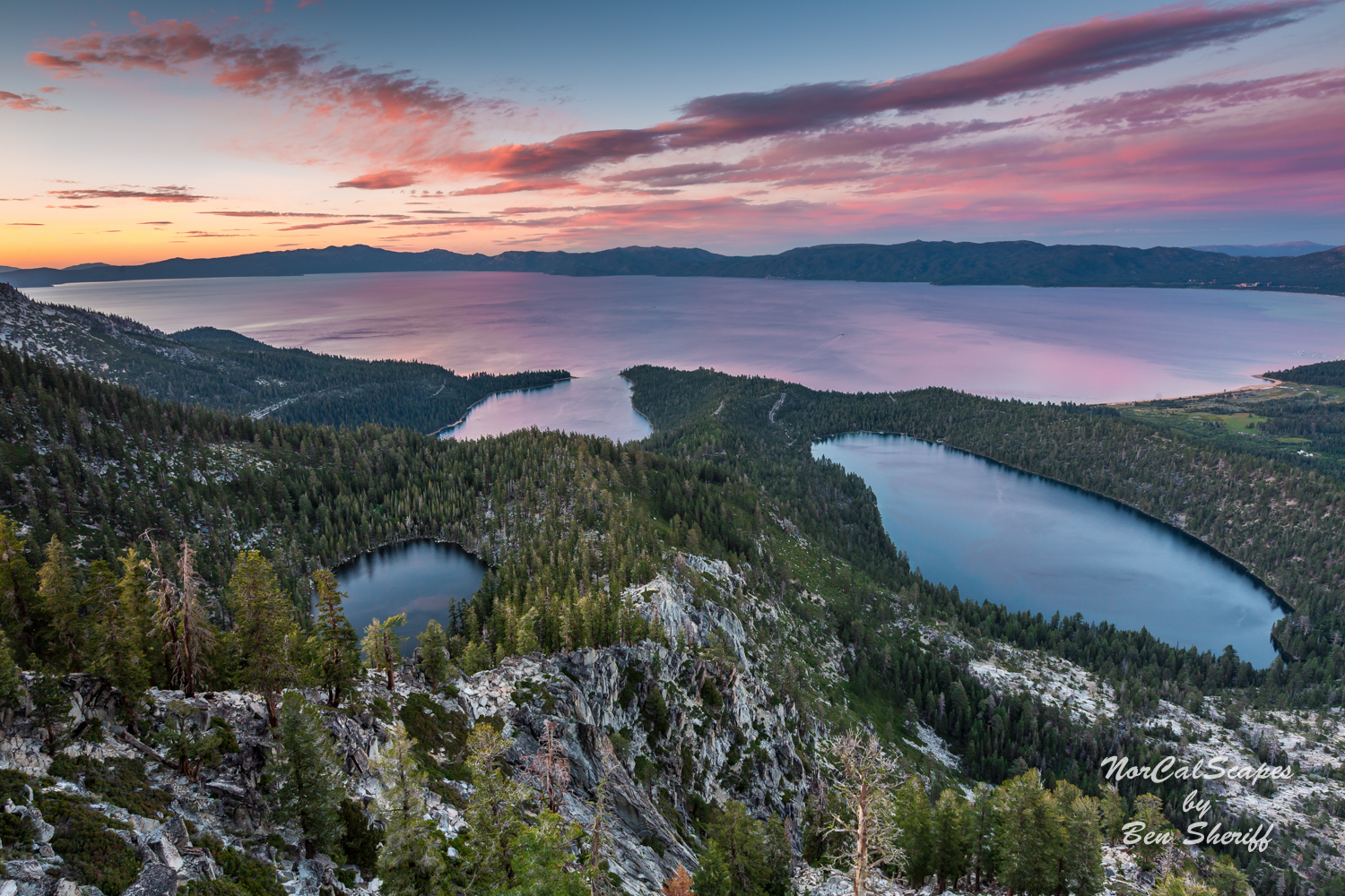 Maggies Peak Sunset ~ Lake Tahoe
